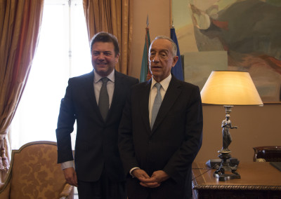 His Excellency the President of the Portuguese Republic, Professor Marcelo Rebelo de Sousa